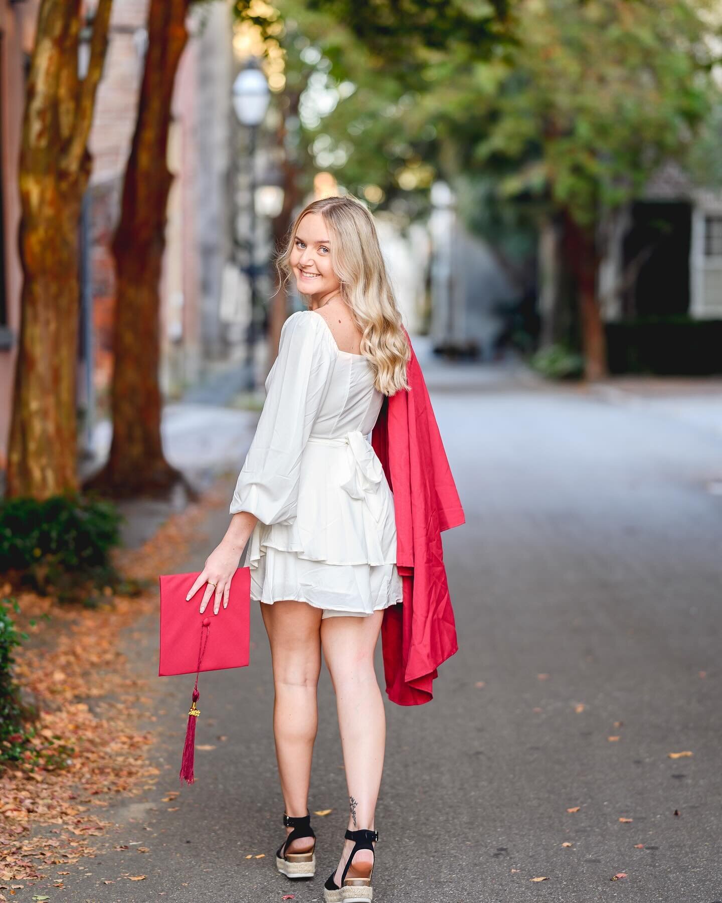 Leap into the future with grace and style 🌟 Celebrating Leap Day with a downtown Charleston senior session that&rsquo;s as timeless as the city itself. From the cobblestone streets to the historic waterfront, each photo captures the excitement of th