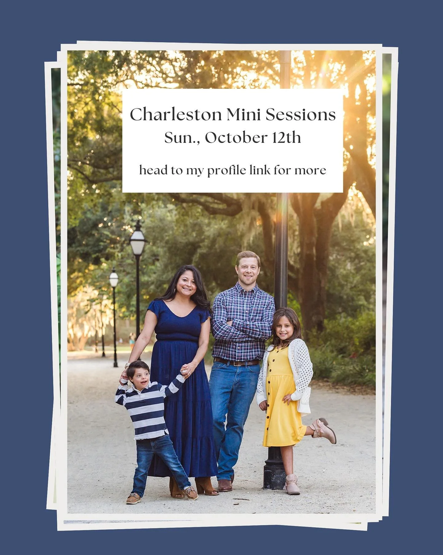 Fall Minis are here!

Need photos for your holiday cards but short on time? 

These sessions are quick, fun, and scheduled during golden hour for that gorgeous glow. Now in my 5th year offering them&mdash;and you&rsquo;ll be amazed how many card-wort