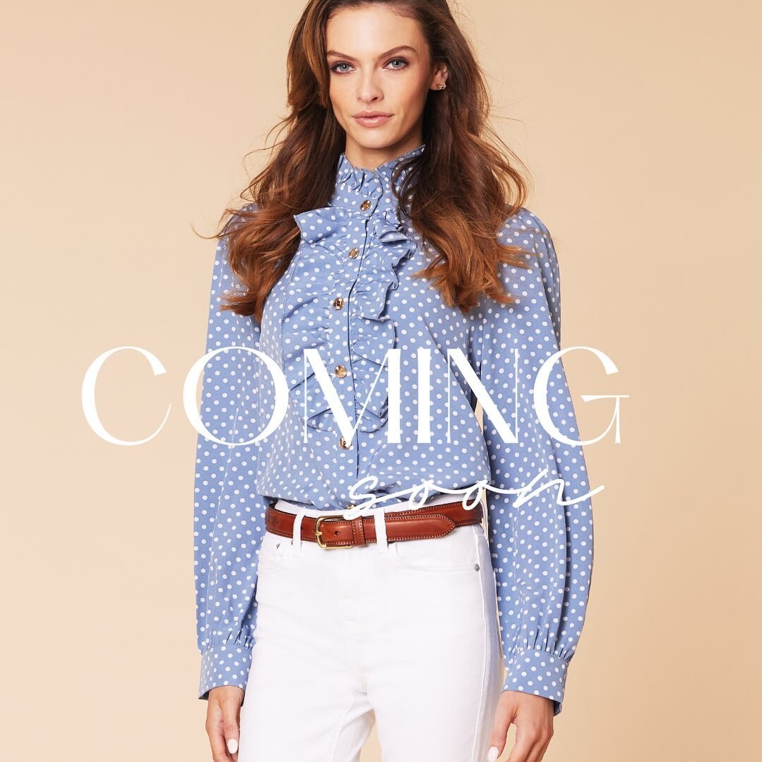 &ldquo;✨ Coming soon! ✨ Elevate your summer wardrobe with our breathtaking new Hurlingham blouse in mesmerizing blue 💙. Stay tuned for its arrival and get ready to make a style statement this season! #ComingSoon #SummerFashion #HurlinghamBlouse #hun