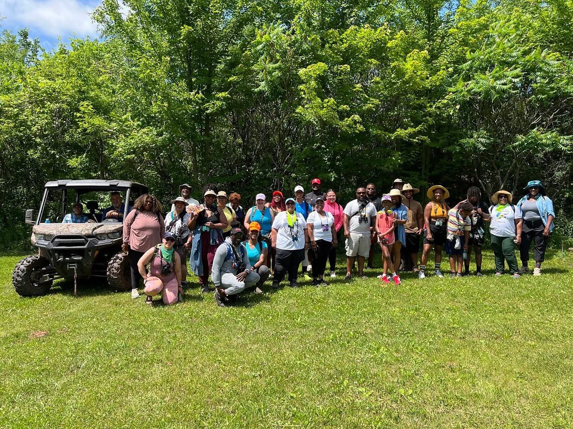 Another powerful day on the trail with the Underground Hiking Collective! 🥾✊🏾🌿

Despite the heat, we showed up and showed out at Piece of Mined Acres&mdash;a stunning 92-acre sanctuary in Mayville, WI, created by @cjkilgour of @colorintheoutdoors.