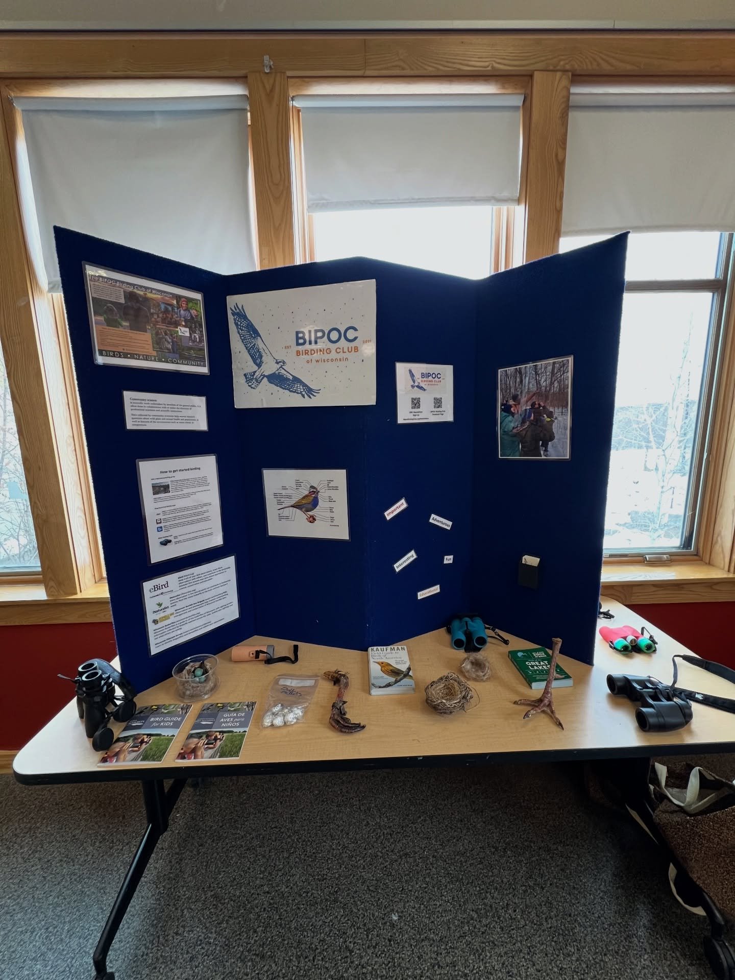 What an amazing experience. We&rsquo;re still buzzing from our first ever photo exhibition for the BIPOC Birding Club of Wisconsin at the @urbanecologycenter in Milwaukee. Seeing our community, our stories, and our love for birds and nature on the wa
