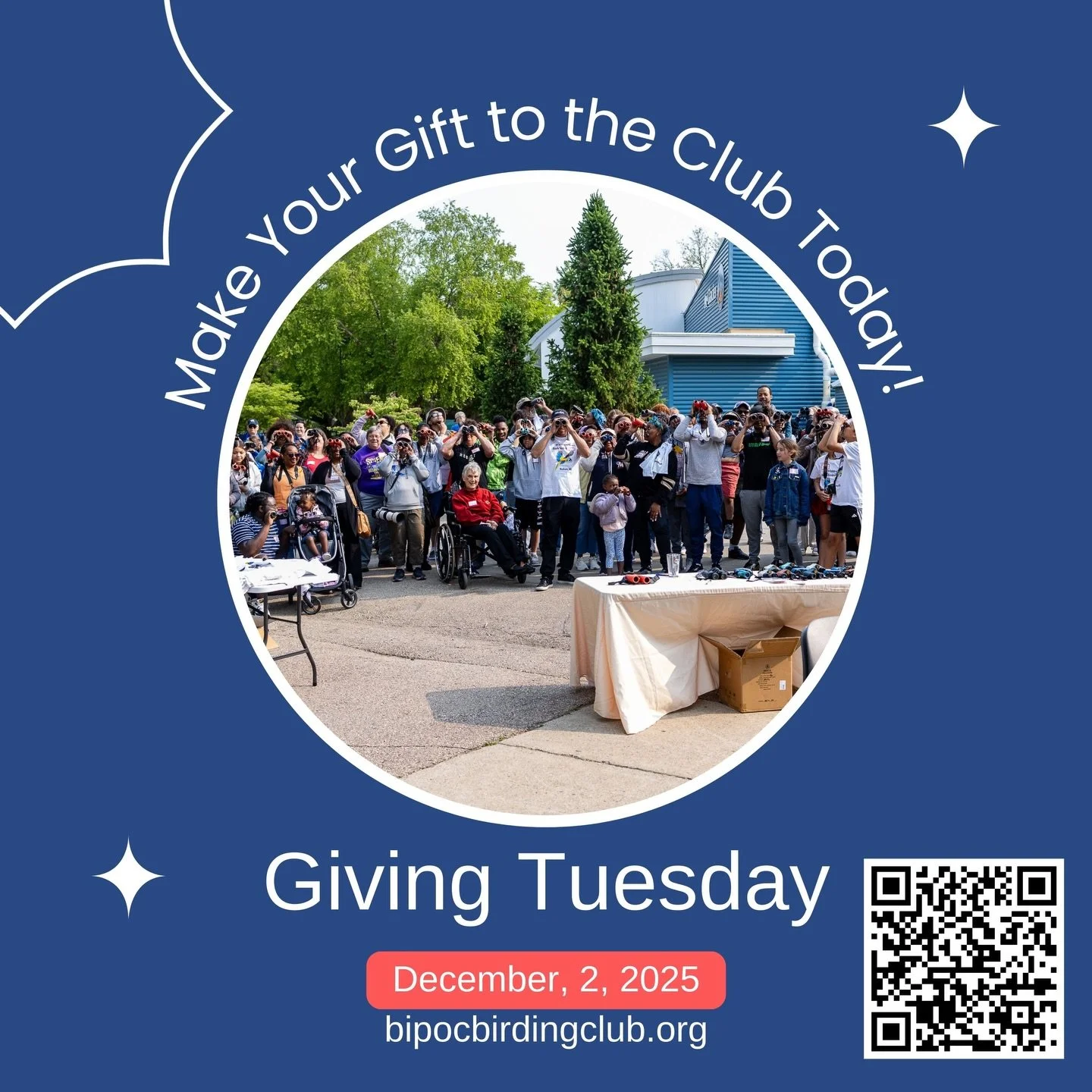 It&rsquo;s Giving Tuesday!!!! 

Today, we&rsquo;re raising support for the BIPOC Birding Club of Wisconsin so we can continue creating joyful, welcoming, and safe outdoor experiences for our community.

Your gift helps us lead more hikes, connect mor