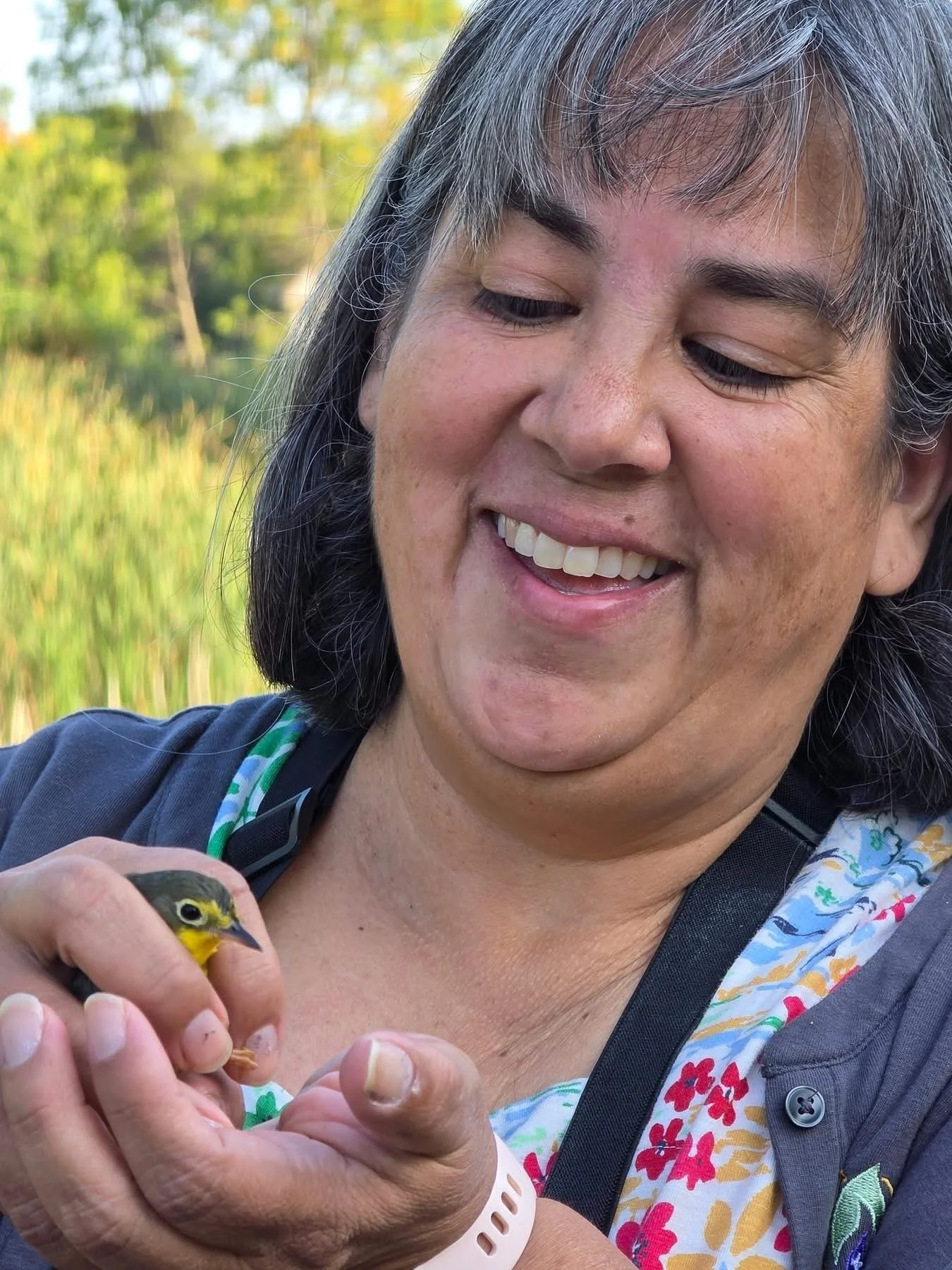 Yesterday&rsquo;s bird banding at the Washington Park @urbanecologycenter was a joy-filled morning in Milwaukee! 🐦✨ We tallied 20 species overall and banded 6 species:
	&bull;	3 Gray Catbirds
	&bull;	7 Swainson&rsquo;s Thrushes
	&bull;	4 American Go