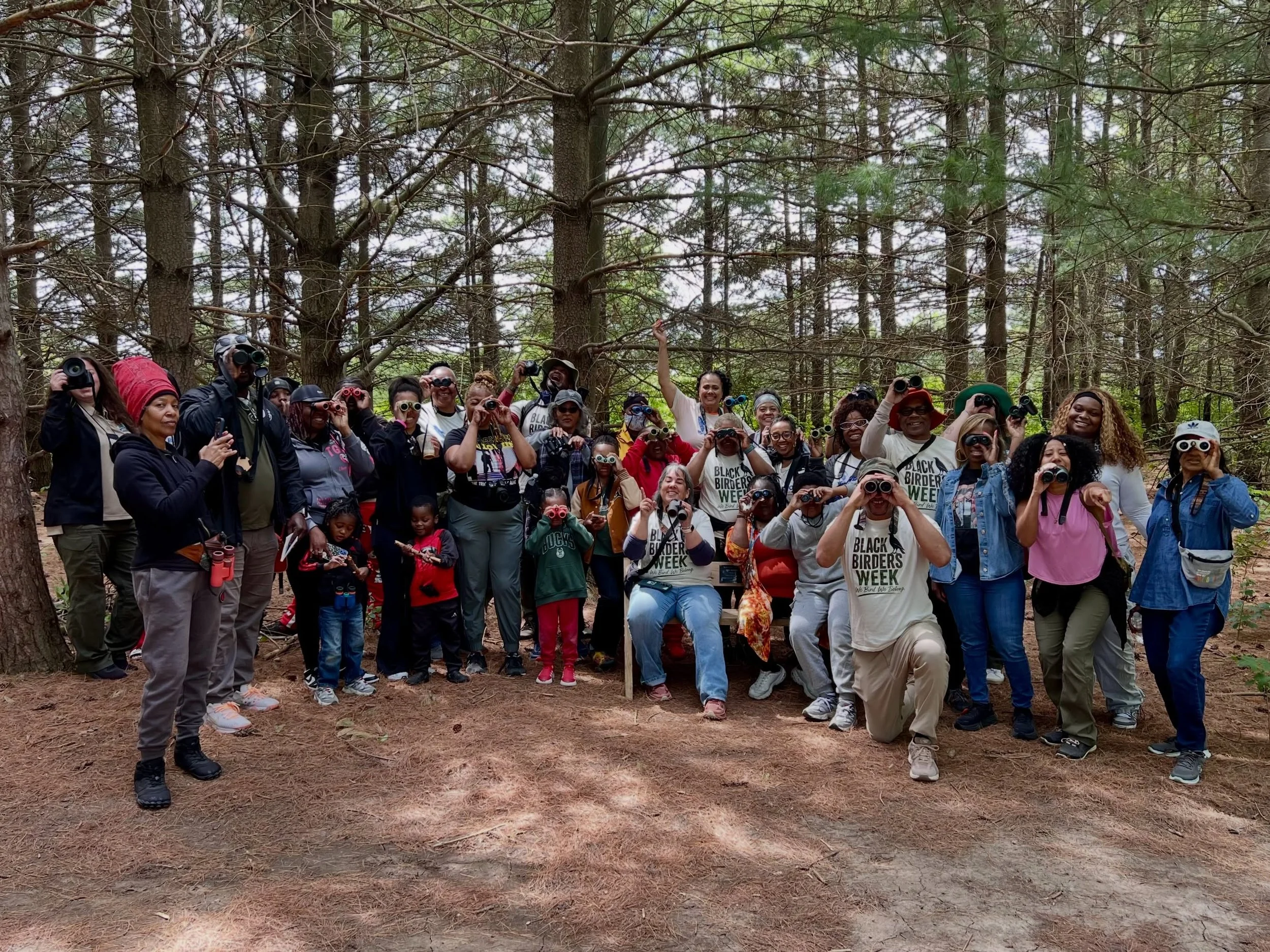 Day 7 of #BlackBirdersWeek and just like that, another incredible week comes to a close.

This year, the @bipocbirdingclubofwi leveled up with three amazing events, and today I had the honor of leading a group @havenwoodsstateforest. What makes Haven