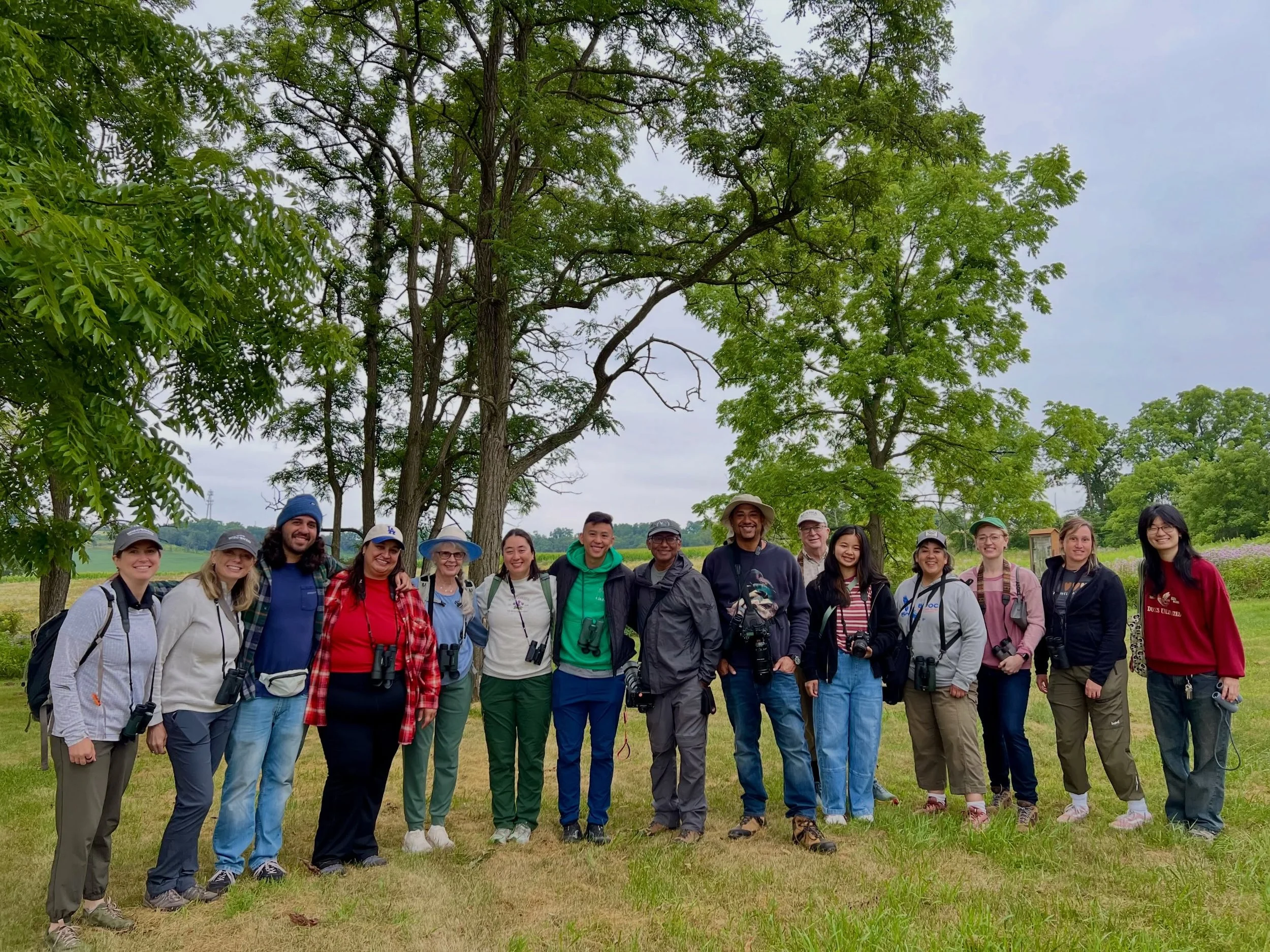 Our 4th Annual Birds &amp; Bats at Dawn event was another success!

Yes, we all got up before dawn to witness a colony of more than 400 Little Brown Bats, along with a few Big Brown Bats, return to roost for the day. The dawn chorus was spectacular, 