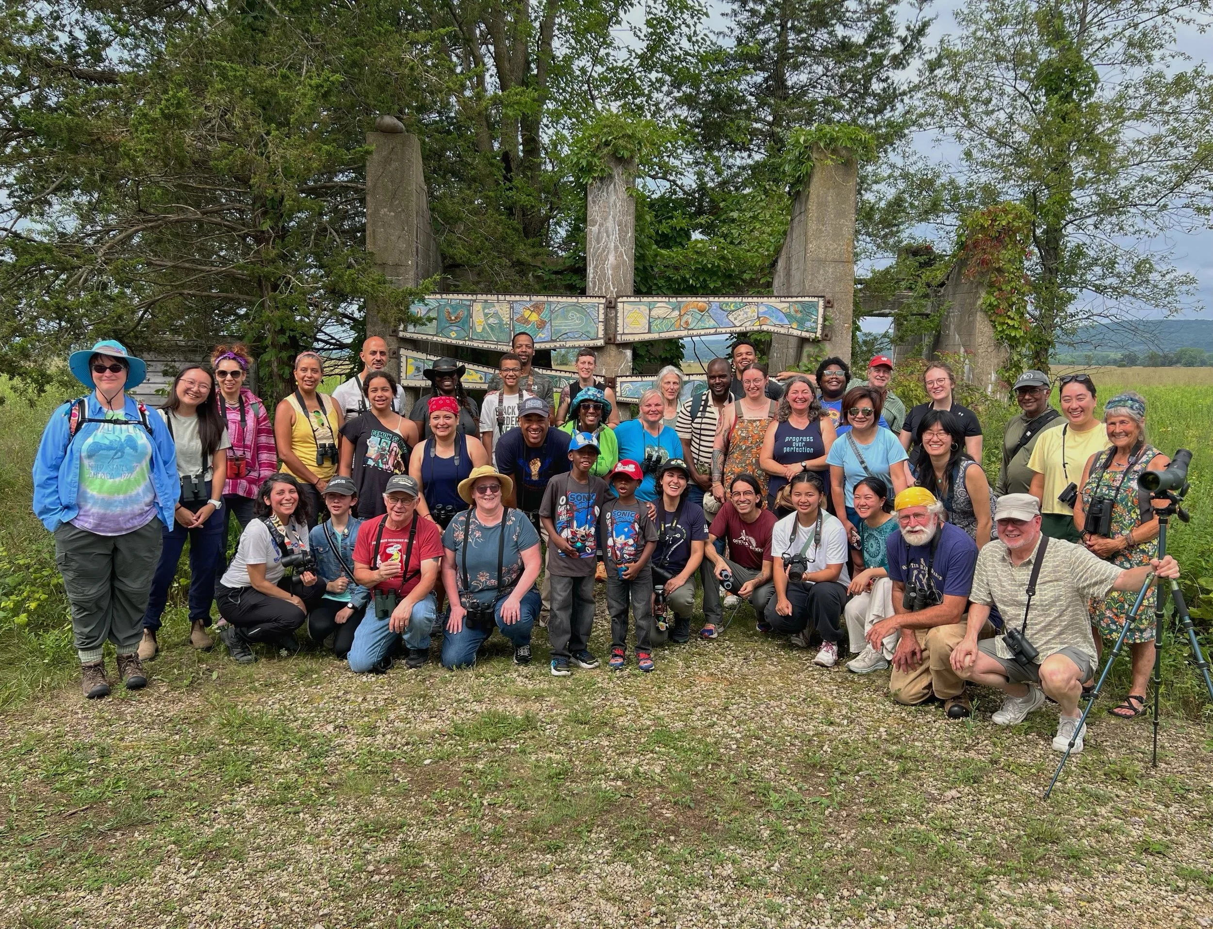 What an incredible day at Mąą Wakącąk and the former Badger Army Ammunition Plant! 

In partnership with Rural/Urban FLOW, Wormfarm Institute, and the Ho-Chunk Nation, we spent the day birding, learning, and exploring a landscape rich in cultural, hi