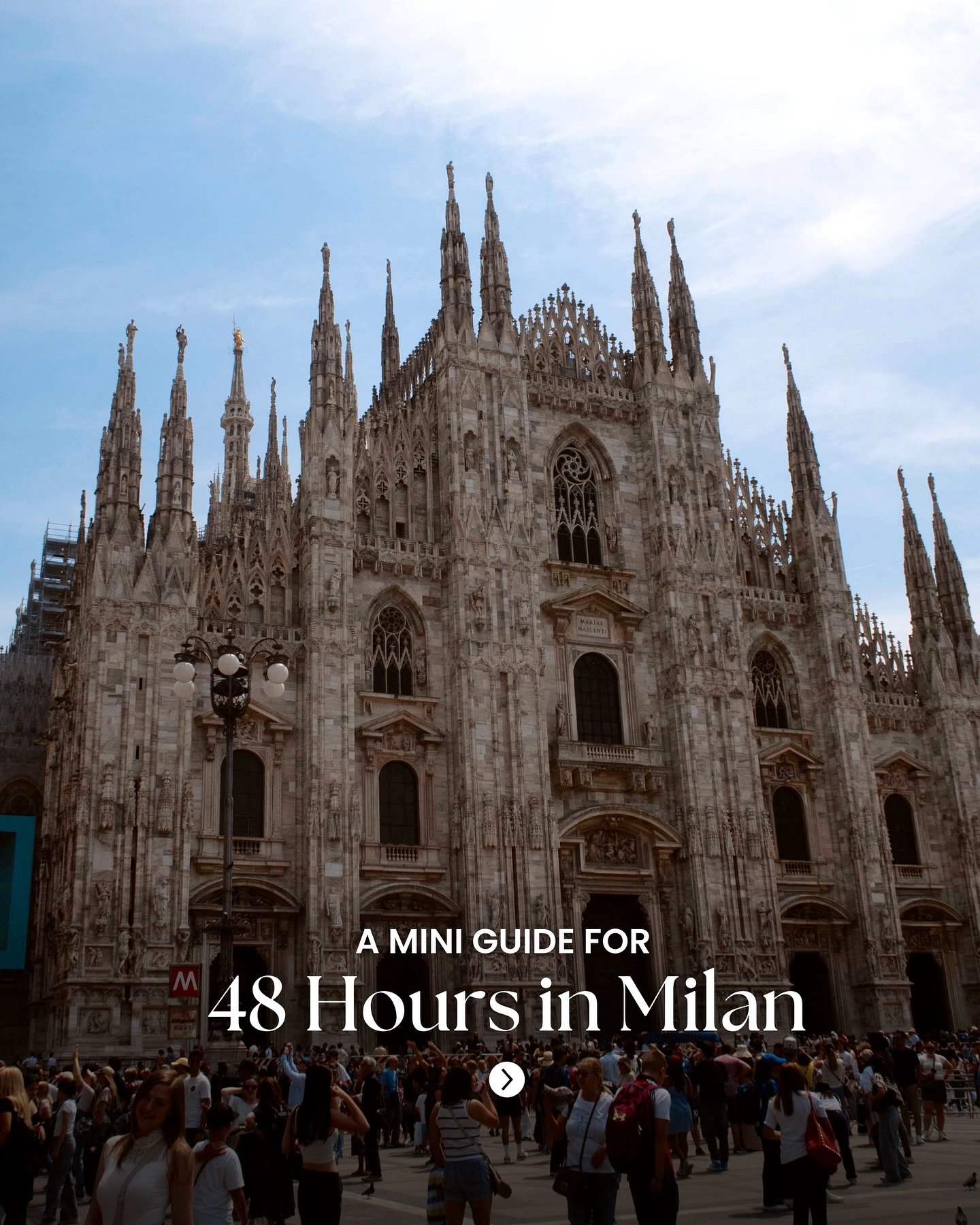 here&rsquo;s how I spent 48 hours in Milan 🇮🇹 

save this post &amp; swipe through for recs of my fave spots! + including addresses below for reference 👇🏻

&mdash;Hyatt Centric Milan: Via Giovanni Battista Pirelli, 20, 20124 Milano MI, Italy 
&md