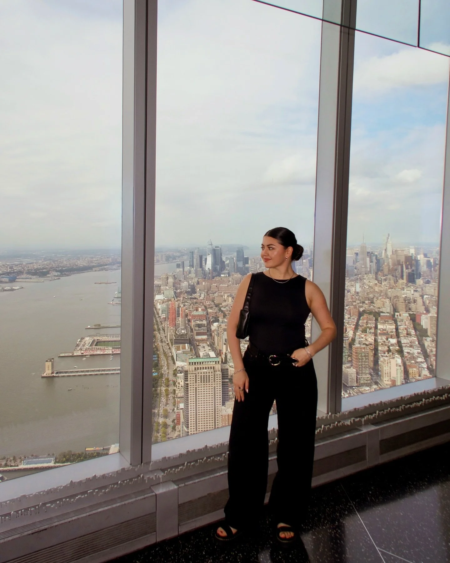 views from floor 102 of the World Trade Center 🤌🏻😮&zwj;💨🏙️🗽 full video coming soon bc the entire experience was unreal 

#nyc #newyorkcity #worldtradecenter