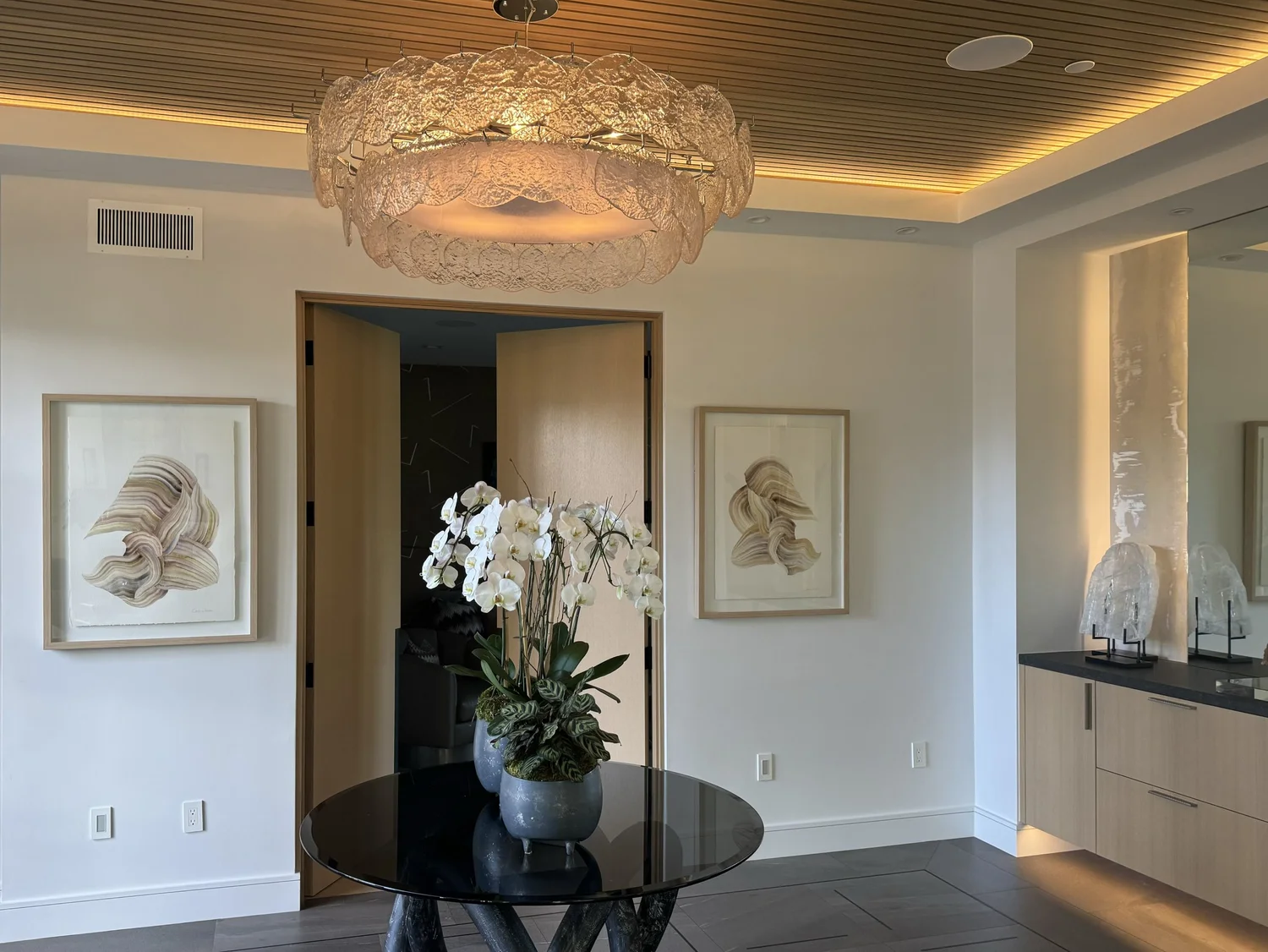 Cristina Hobbs artwork installed in a private residence