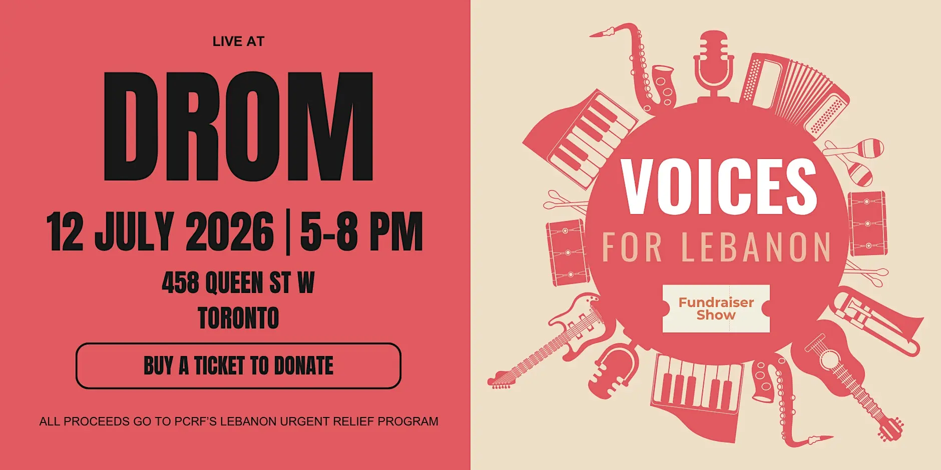 Voices for Lebanon Fundraiser Show