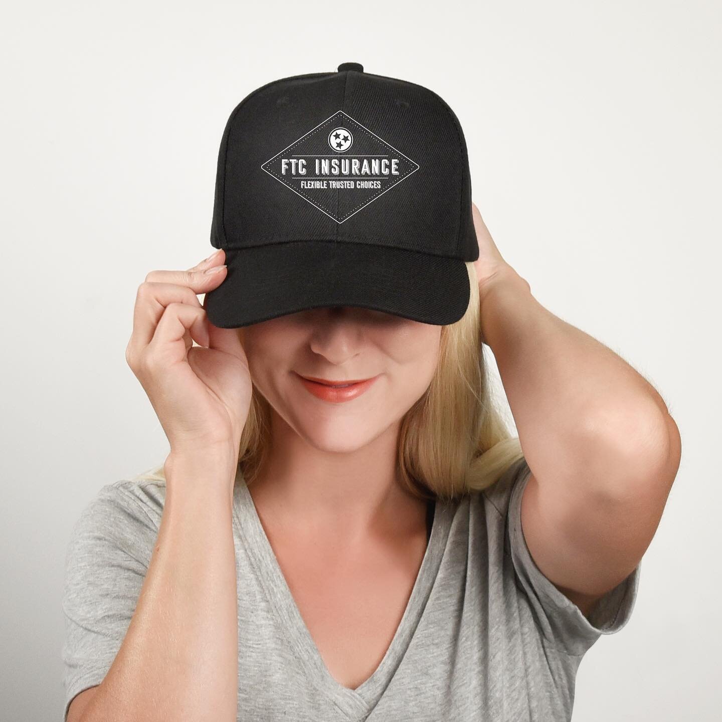 New branding for FTC Insurance. Who doesn&rsquo;t love a trucker hat? 
⭐️
⭐️
⭐️
#branding #logodesign #mockupdesign #ftcinsurance @ftcinsurance #brandidentity #brentwoodtn #wilcotn @mcvaycreative #mcvaycreative