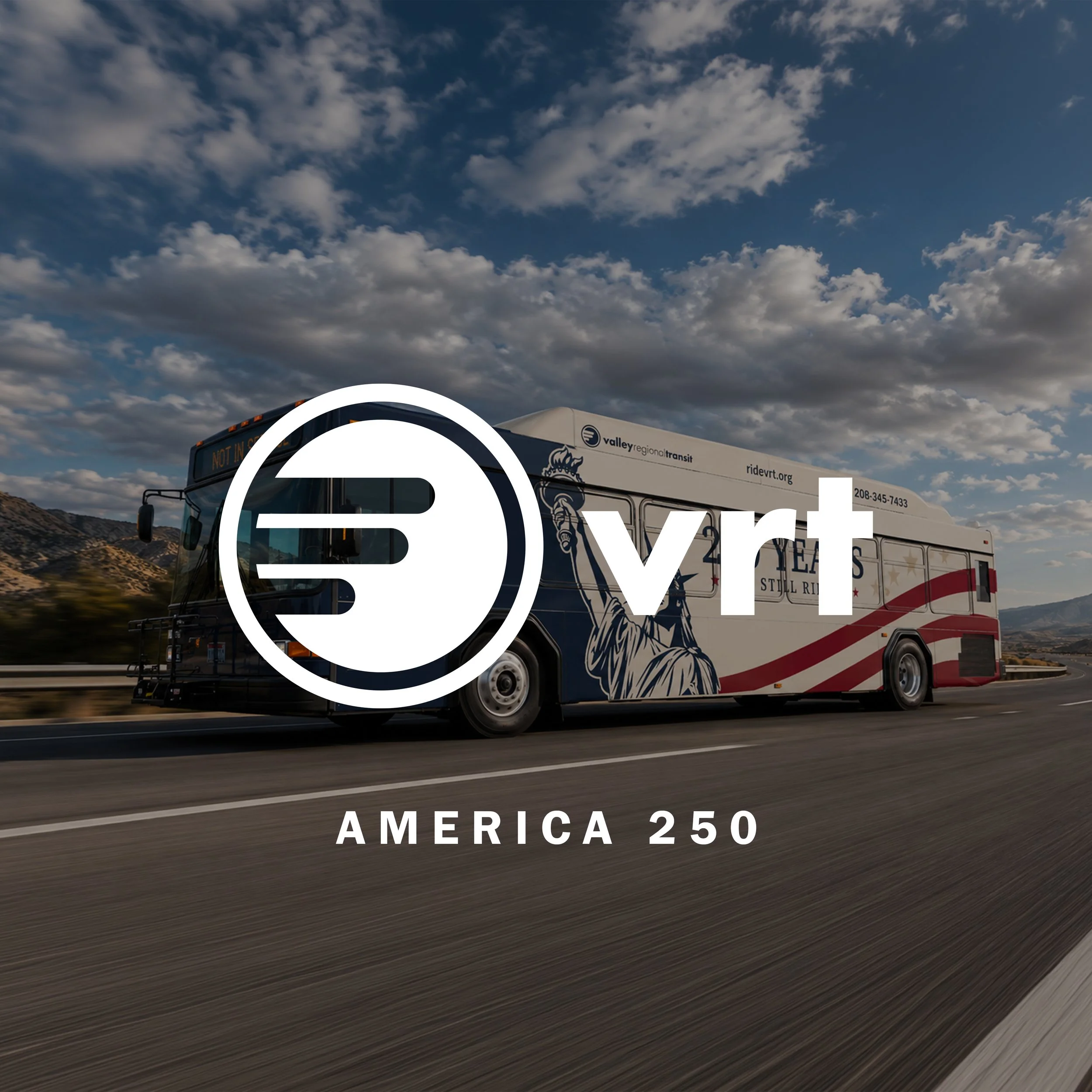 America 250 Bus Wrap