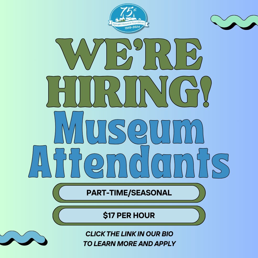 Looking for a unique work opportunity in Door County this summer? Look no further! We have opened up applications for Museum Attendants for the 2024 season. Individuals in this role will have the opportunity to spend their time in our incredible hist
