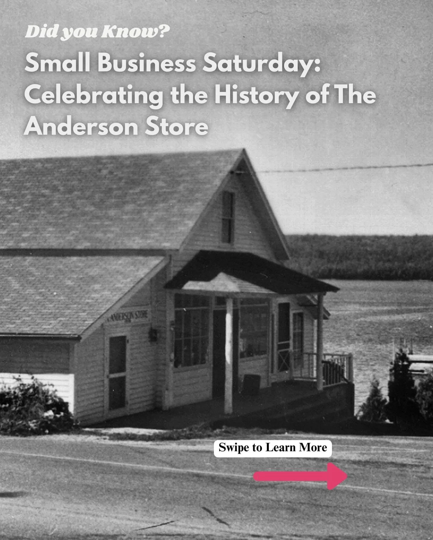 Honoring local history this Small Business Saturday🤍

Swipe to discover the Anderson Store&rsquo;s past!

#smallbusinesssaturday #doorcountywi #wihistory #ephraimwi #historicephraim #thanksgiving