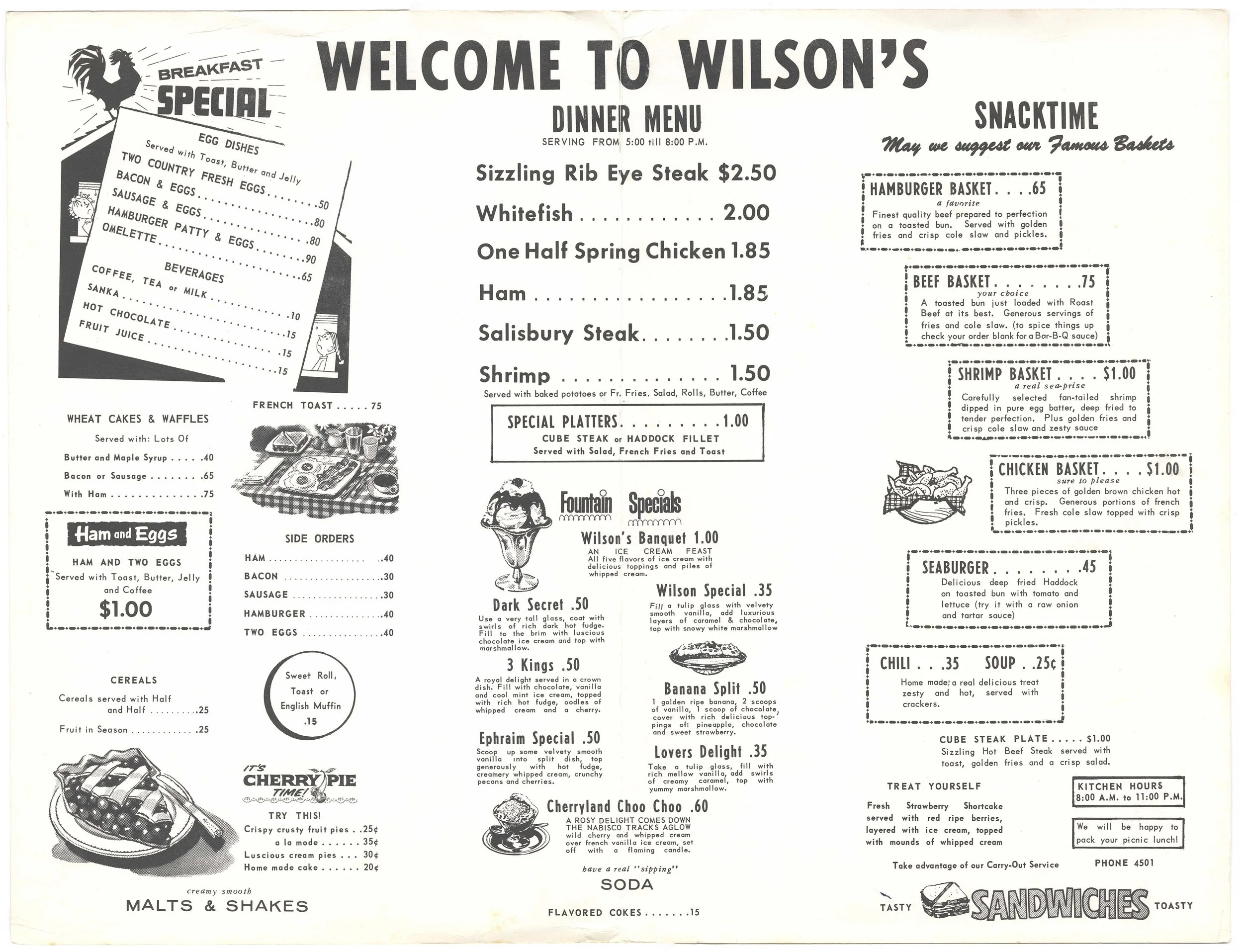 The History of the Iconic Wilson’s Restaurant & Ice Cream Parlor ...