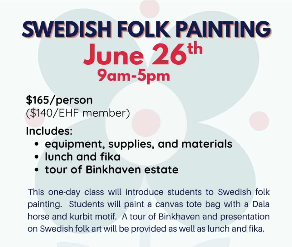 1-Day Swedish Painting Class