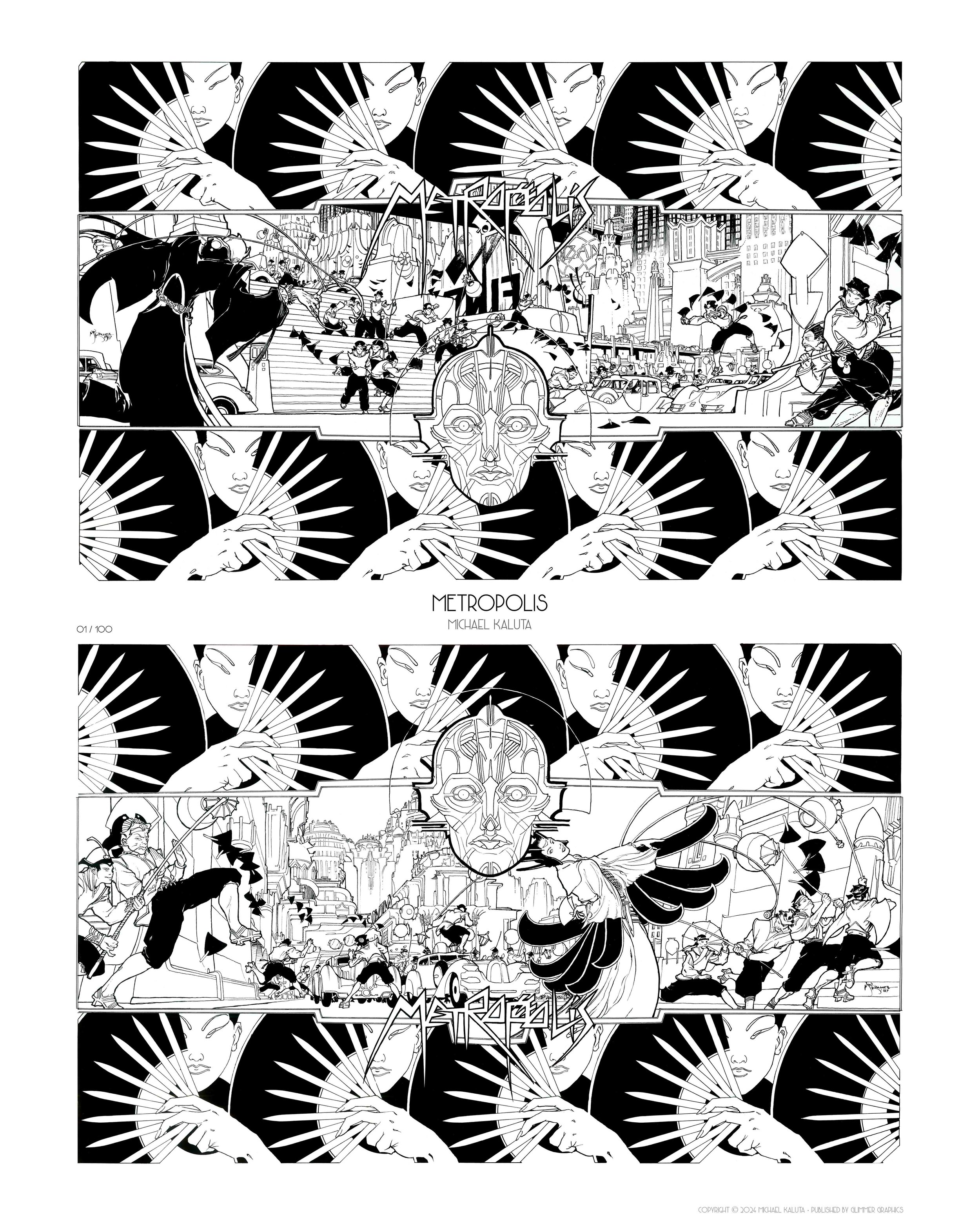 Metropolis Endpapers