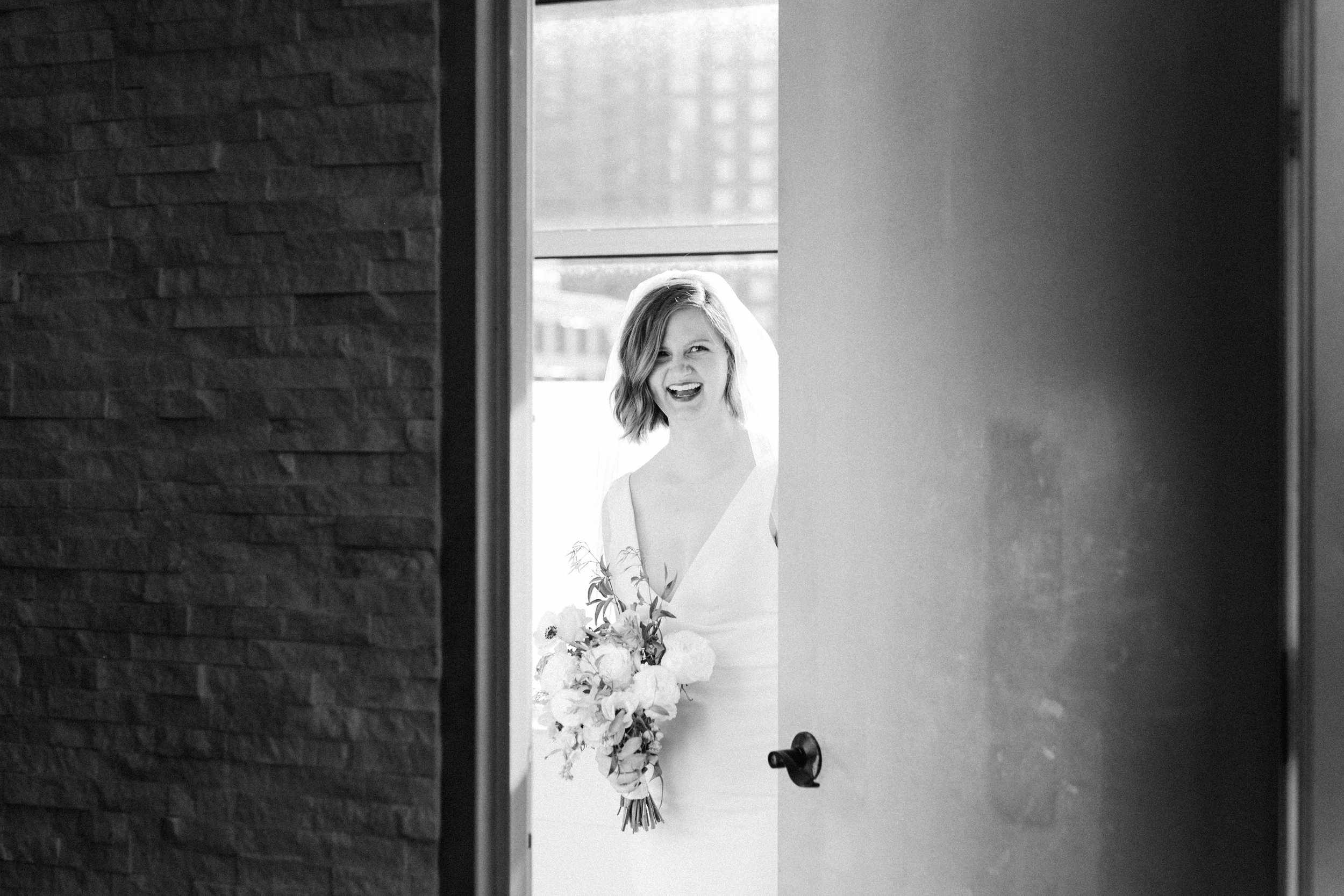 Wedding Photojournalism Black and White
