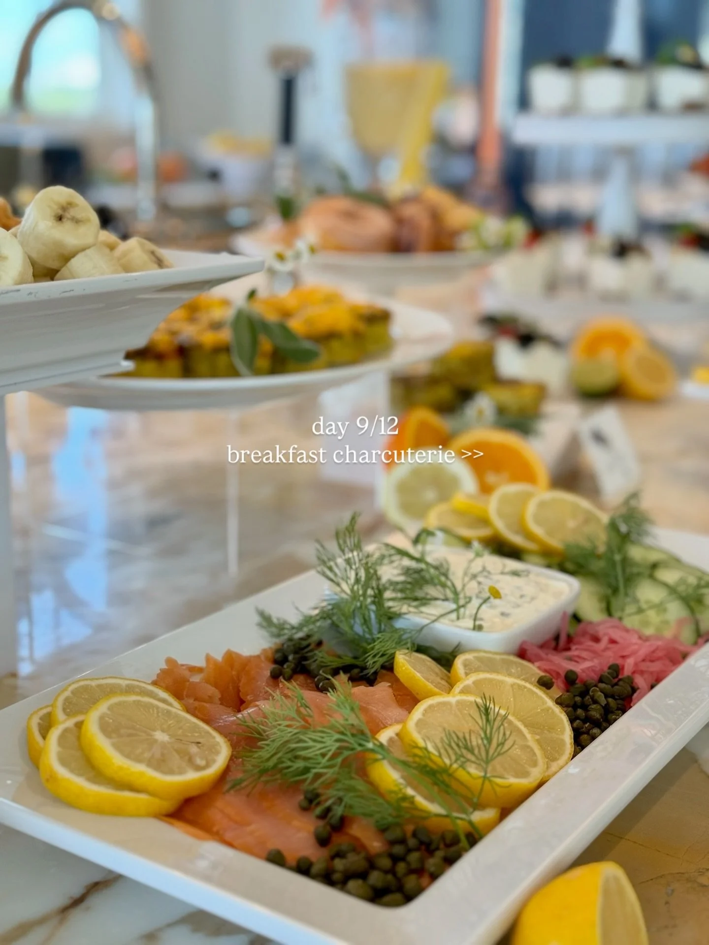 Day 9 of 12 // Breakfast Charcuterie 💫

featuring lox salmon board, Brie, berries, house made muffins, bacon bouquet, fruit plate, parfaits, build your own avocado toast 

visit gather30a.com to book your holiday order!