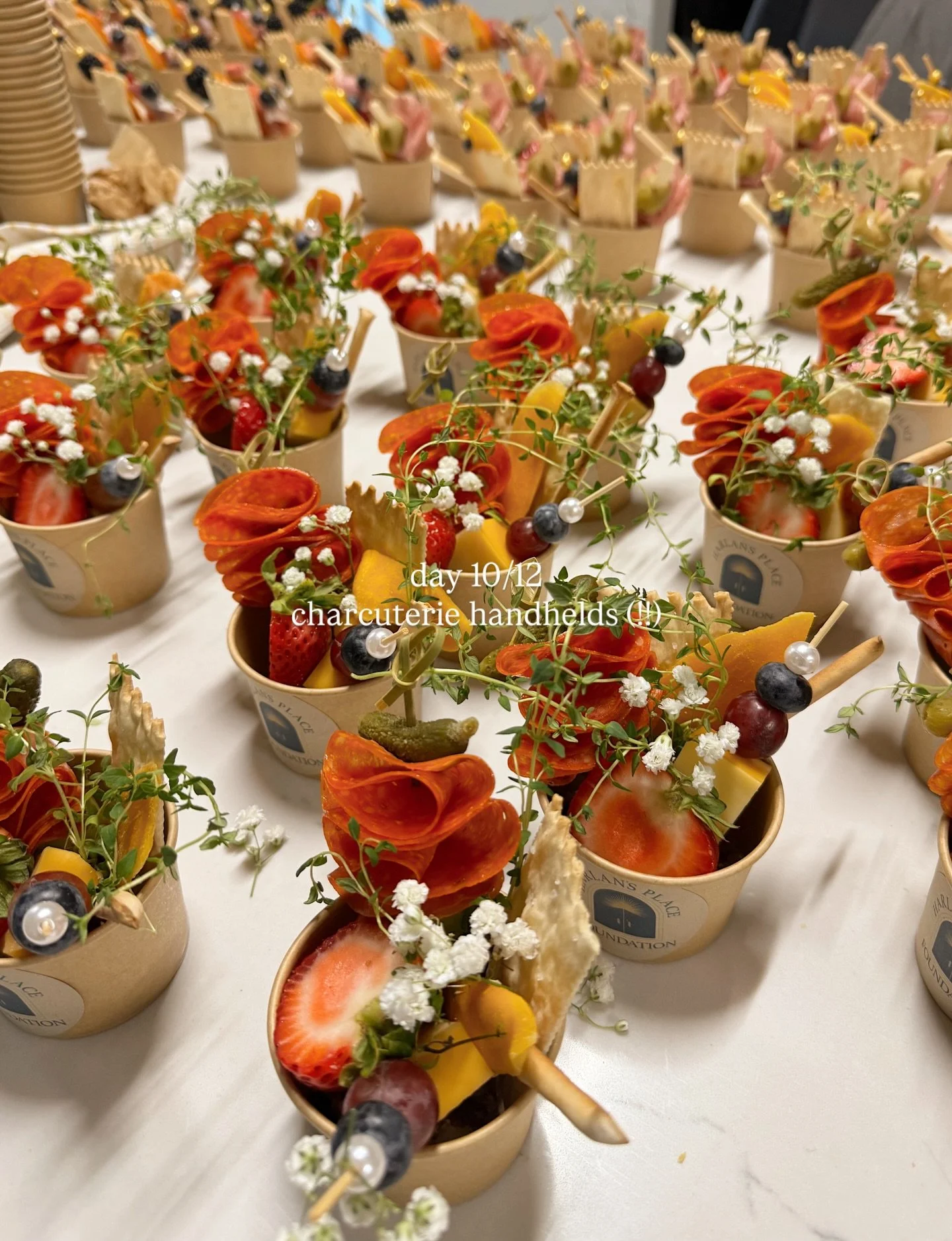 Day 10 of 12 // charcuterie handhelds !! 
what&rsquo;s better than a grab and go snack at holiday parties!

#charcuteriecups #charcuteriecones #charcuterietable #minicharcuterie #gatheringboards30a #30a #rosemarybeach