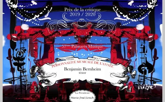 Benjamin named "Personnalité Musicale de l'Année"