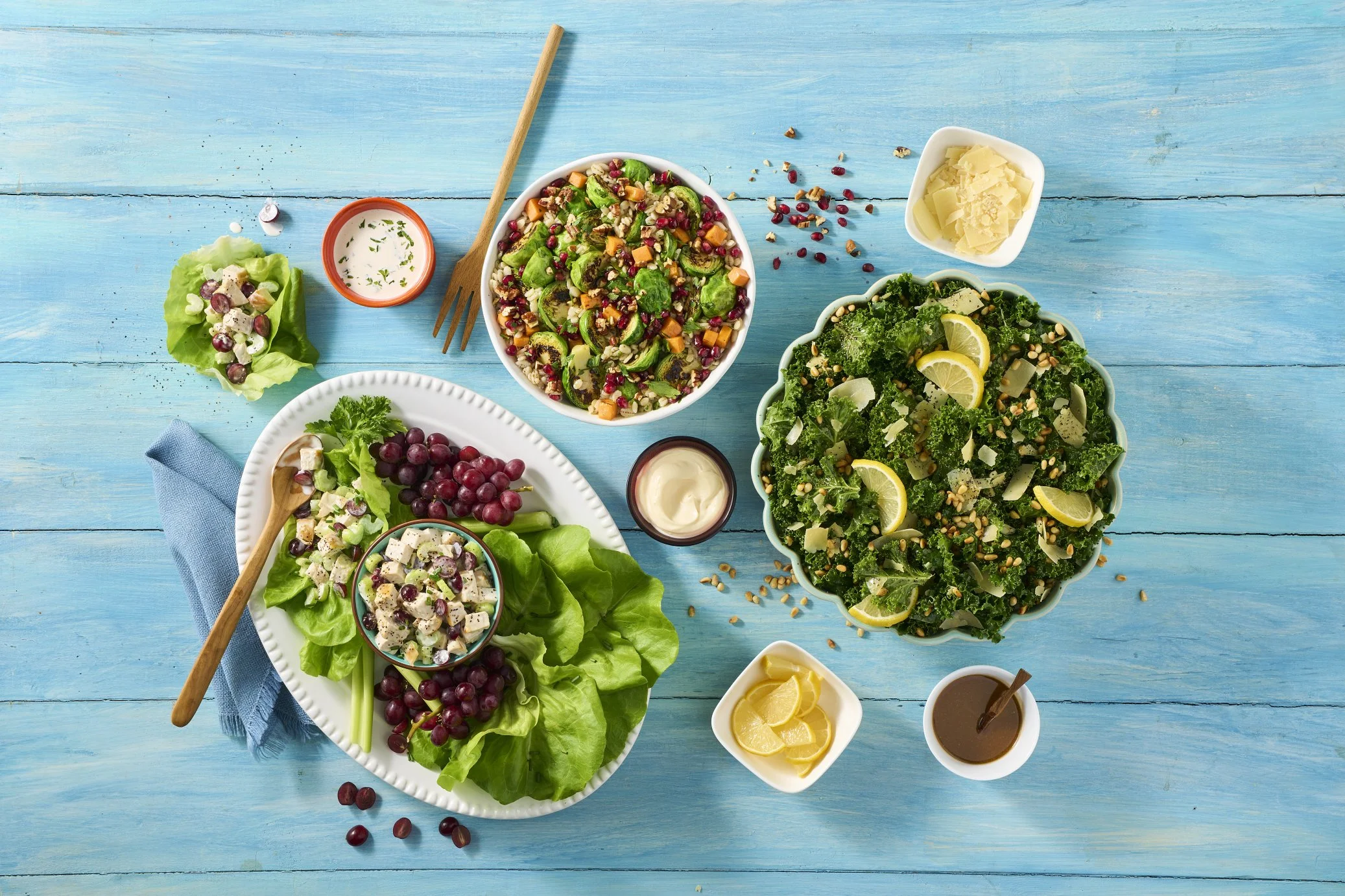 CUB26_Magazine_Spring_2026_SpringSalads_BrusselSproutSalad_HarvestChickenSalad_KaleSalad_OH_Styled.jpg