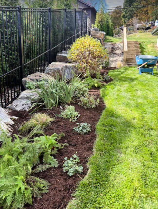 Lake George Backyard garden