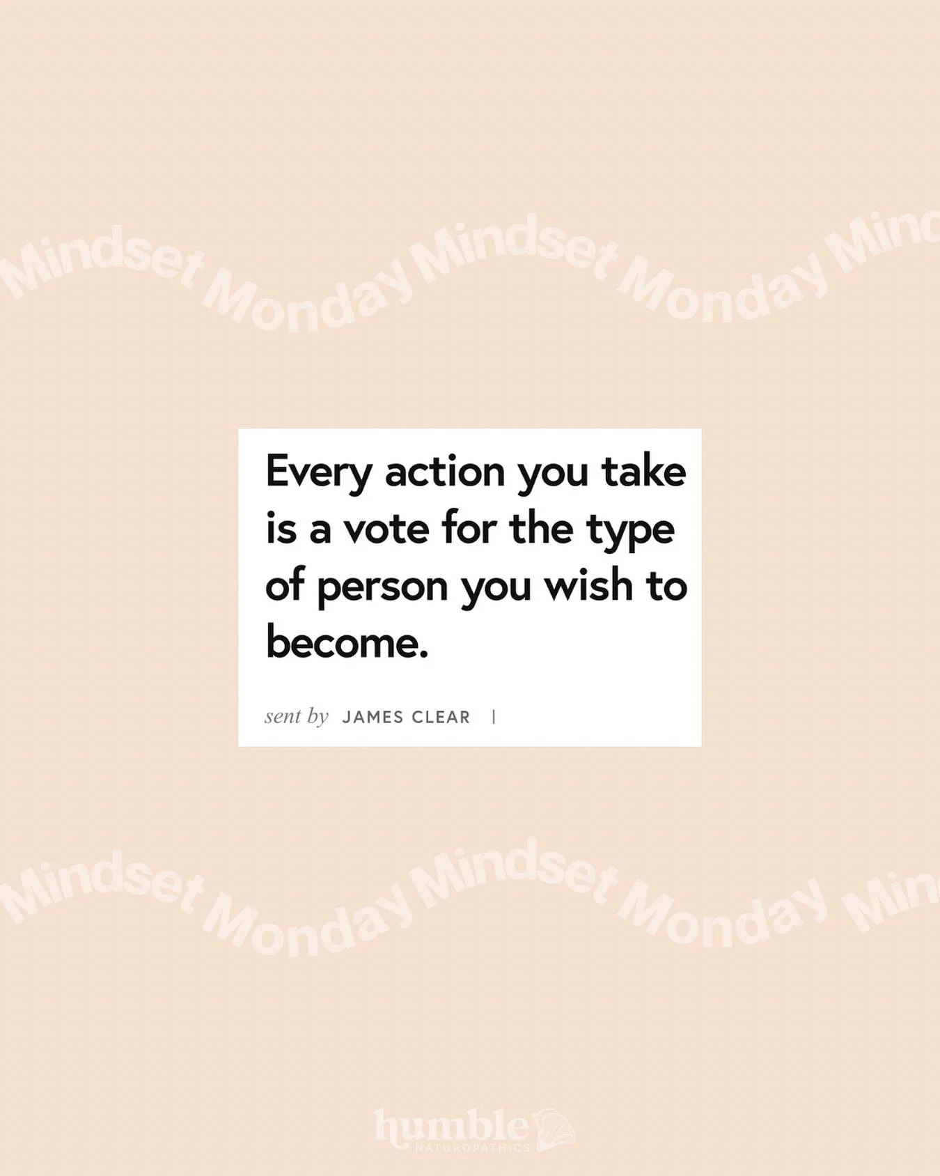 How are you building future you today?

Still on Atomic Habits by jamesclear👌🏽
The full excerpt goes on to say:

&ldquo;Every action you take is a vote for the type of person you wish to become.
No single instance will transform your beliefs, but a