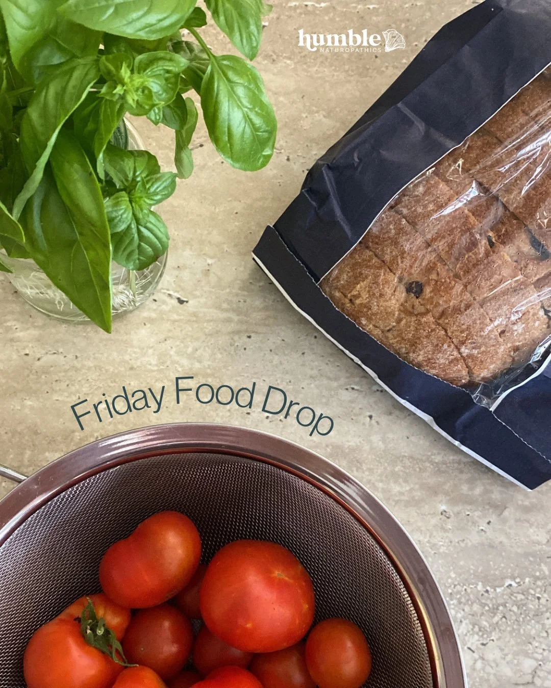 Sometimes the simple things really are the best. 

On this day I looked at what I had in front of me and instantly thought omg I must make bruschetta with this!

🍅Home grown tomatoes. 
🍃Basil from my parent&rsquo;s garden. 
🥖Olive sourdough (so ob