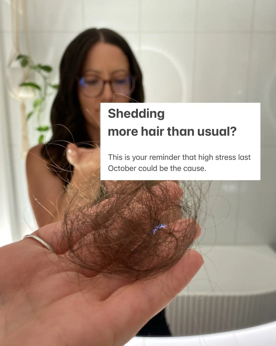 Shedding more than usual? 

If you swipe across you&rsquo;ll see some of the many factors that can be involved in hair loss/thinning/shedding&hellip; and the crazy thing is, there are even more &lsquo;one size fits all&rsquo; hair supplements out the