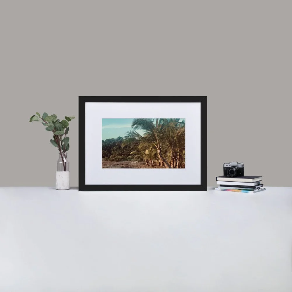 Matte Paper Framed Poster With Mat — Artemis Audio & Ayurveda