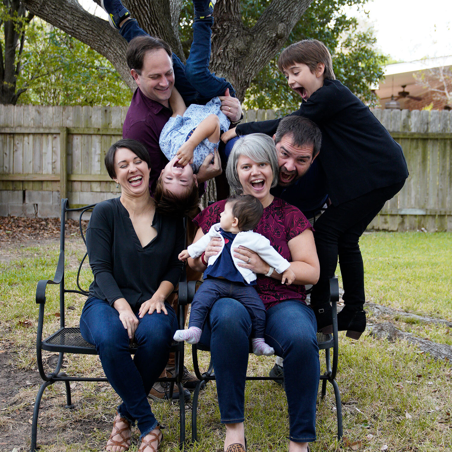 Amy Hardison White and her family