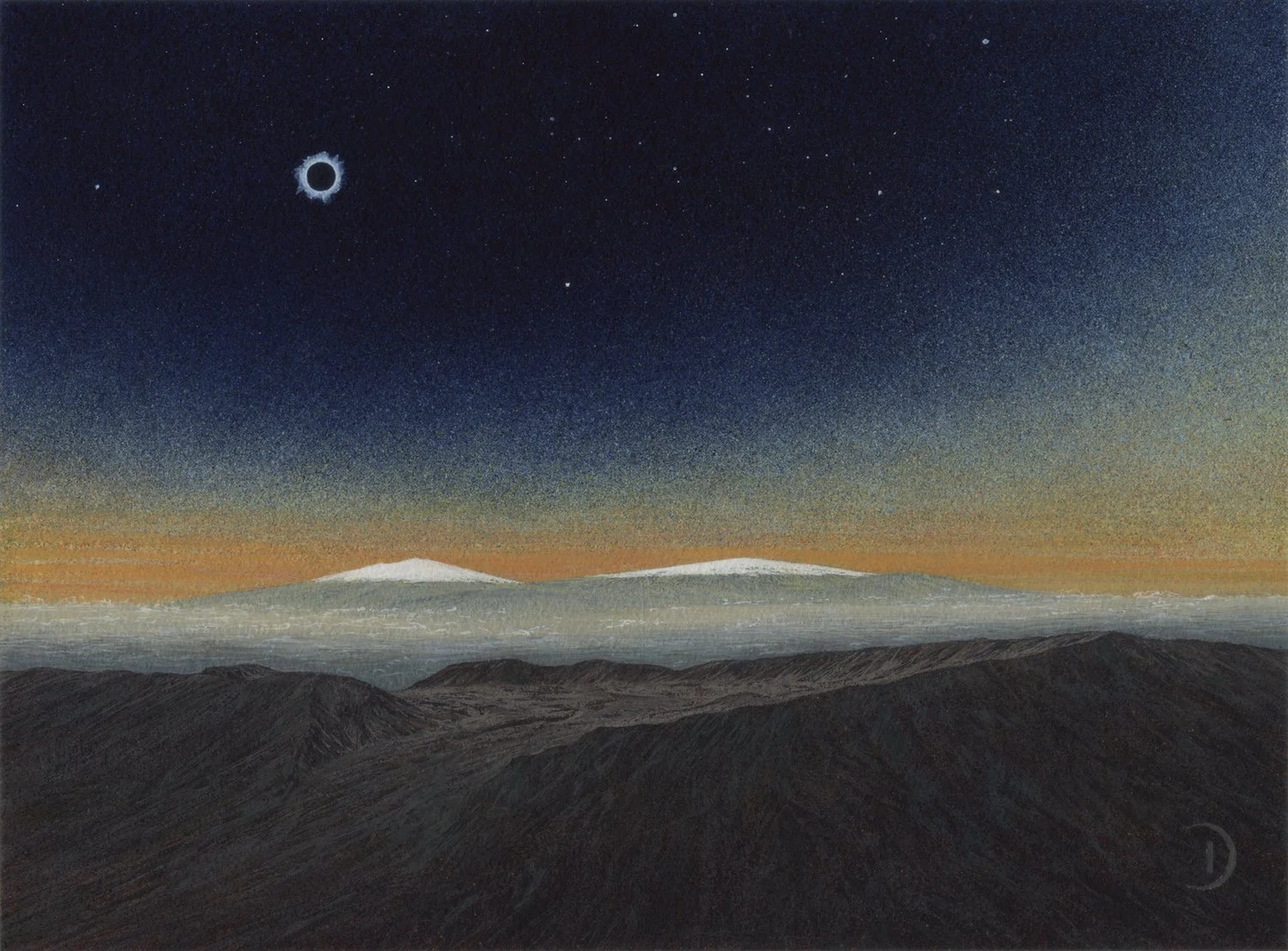 House Of The Sun In The Shadow Of The Moon - Watercolor and Gouache, 2025