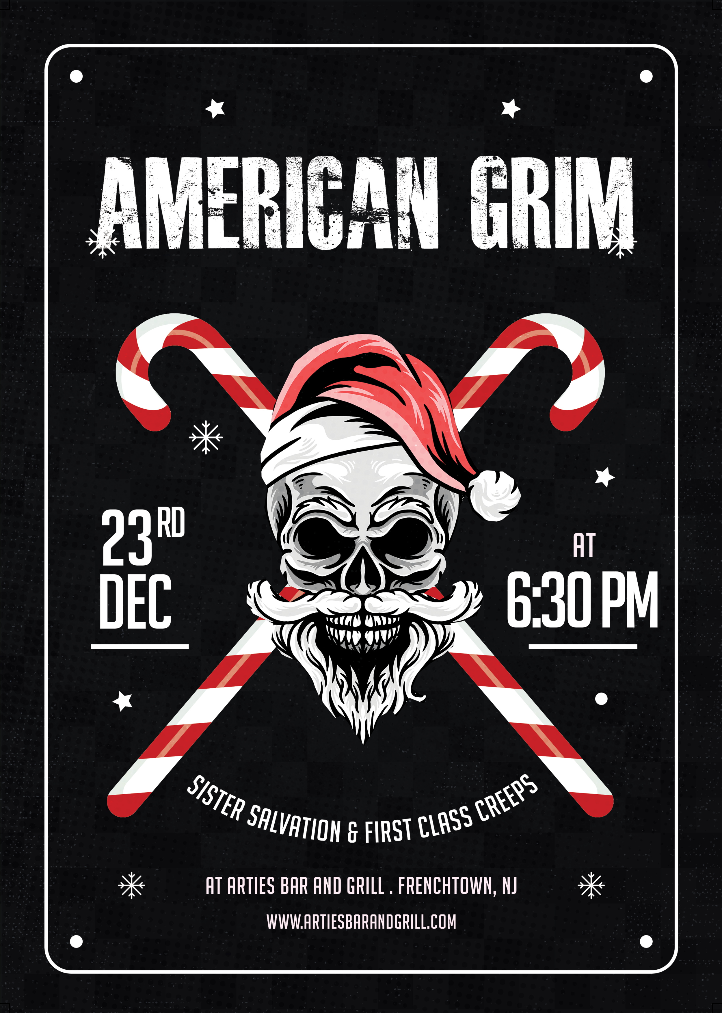 AMERICAN GRIM - SISTER SALVATION and FIRST CLASS CREEPS Nj’s finest one night