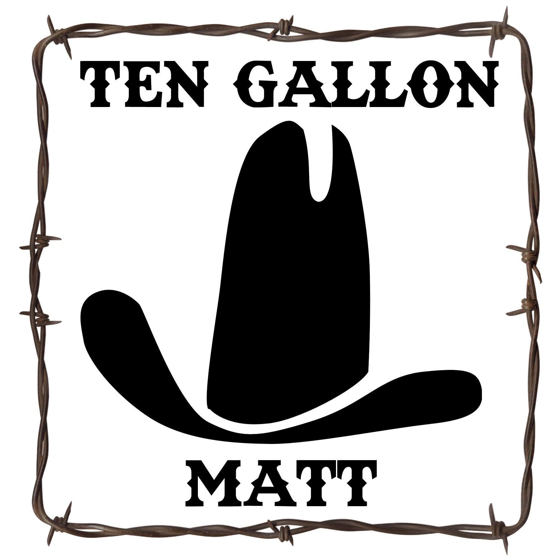 TEN GALLON MATT 