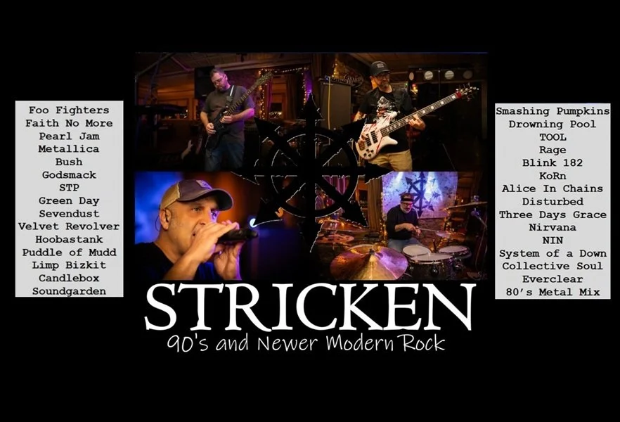 STRICKEN  - HArder Rock from 80’s to Today 