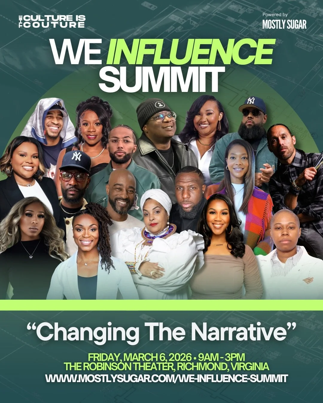 Less than one week.

The We Influence Summit is almost here. We&rsquo;re talking influence. Ownership. Access. Culture. Execution.

From &ldquo;The Anatomy of Influence&rdquo; to &ldquo;Black Culture Is the DNA, But Who Profits From the Blueprint?&rd
