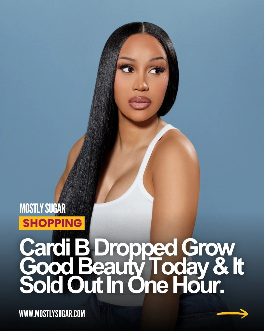 Cardi B Dropped A Restock of Grow Good Beauty (@growgoodbeauty) Today and it sold out in a hour. Did You have a chance to Cop it? 👀

Belcalis said she spent years in her kitchen mixing avocado, coconut, banana extract and aloe vera, Dominican family
