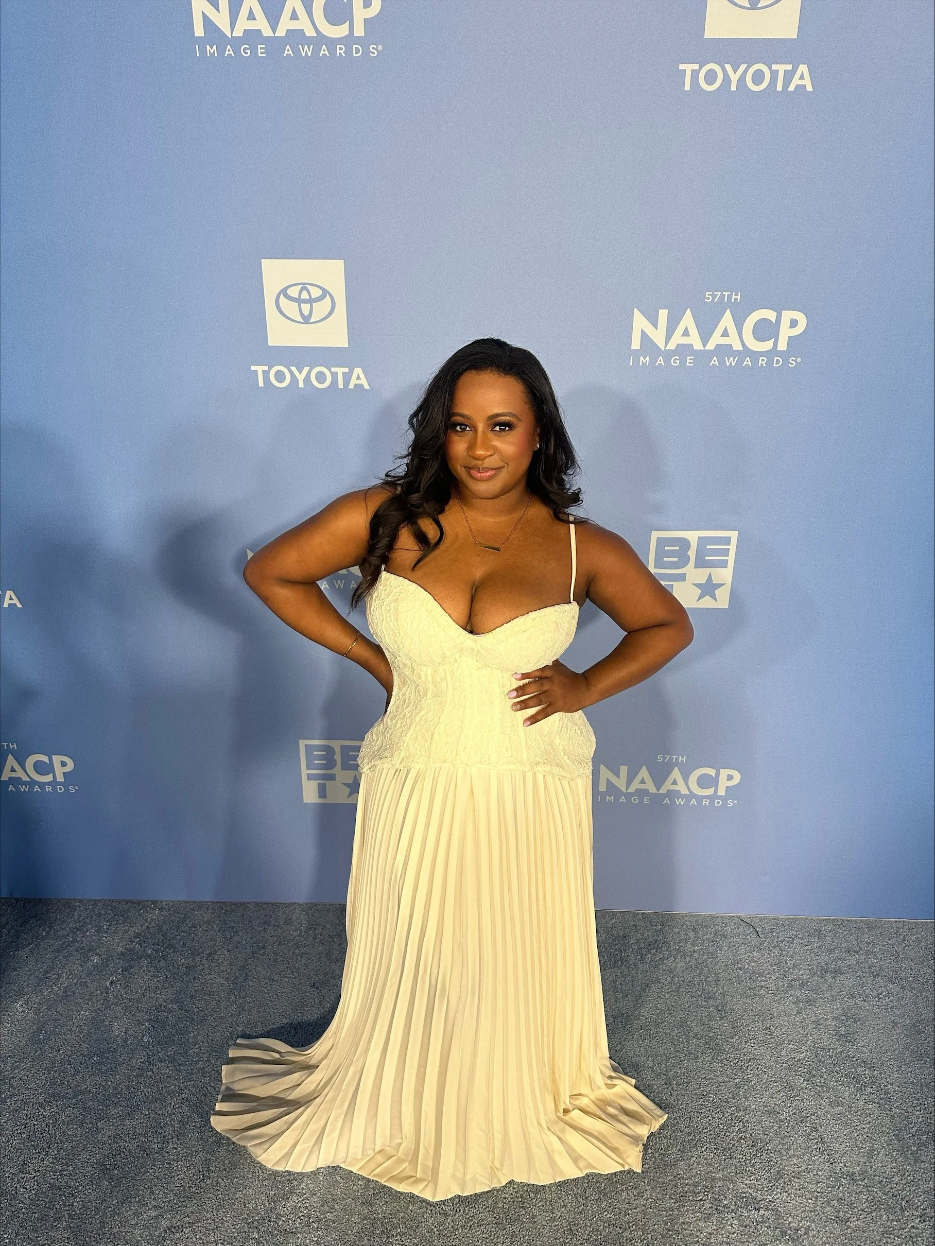 Ariana Drummond at the 57th NAACP Image Awards.