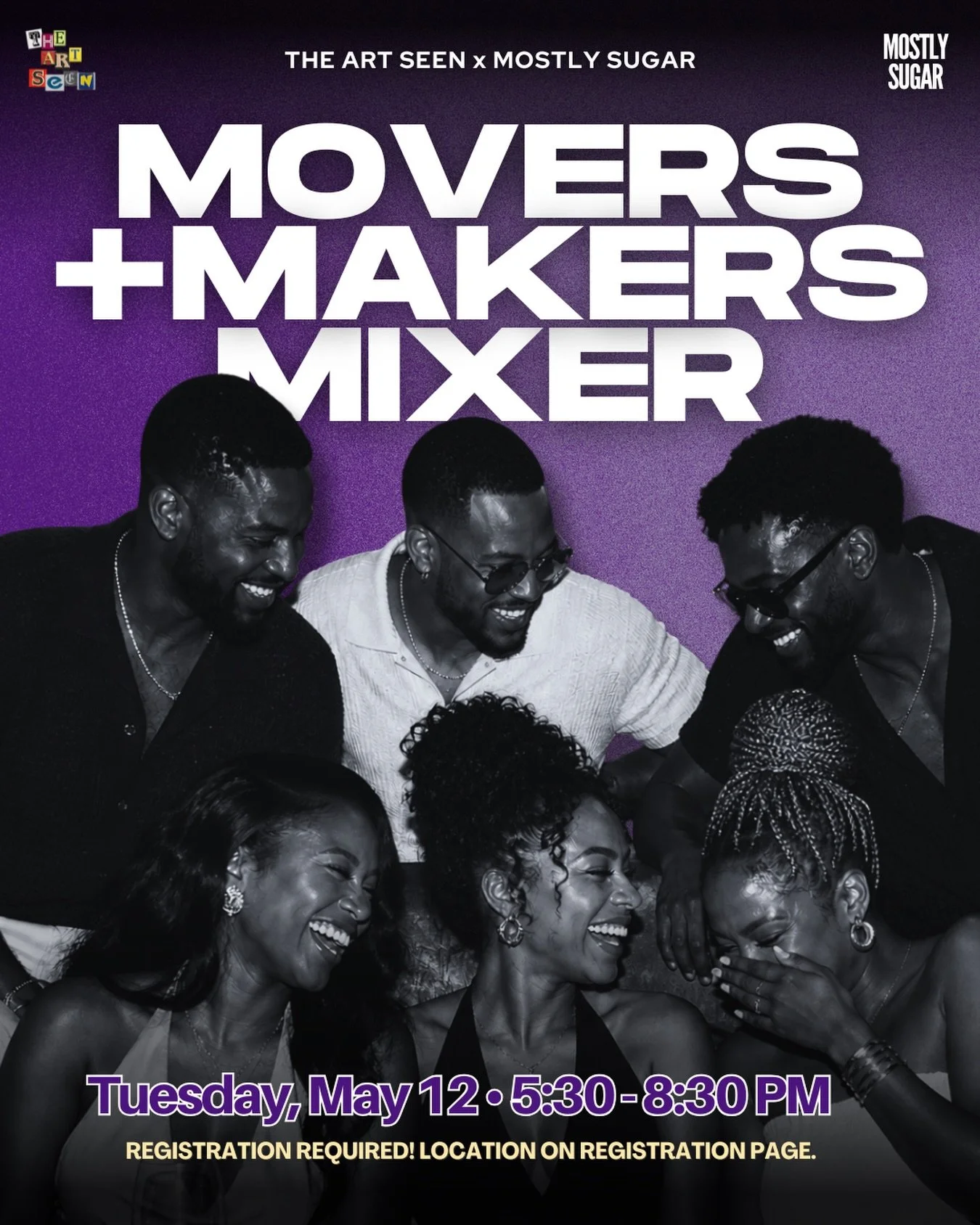 Next week. Tuesday, May 12 at 5:30 p.m., we&rsquo;re back with another Movers+Makers Mixer.

This is where new business connections are made, creative collaborations begin, your next podcast guest is found, and good conversation flows with some of th