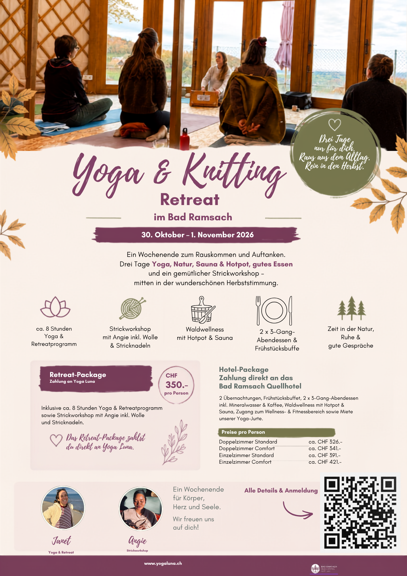 Yoga & Knitting Retreat