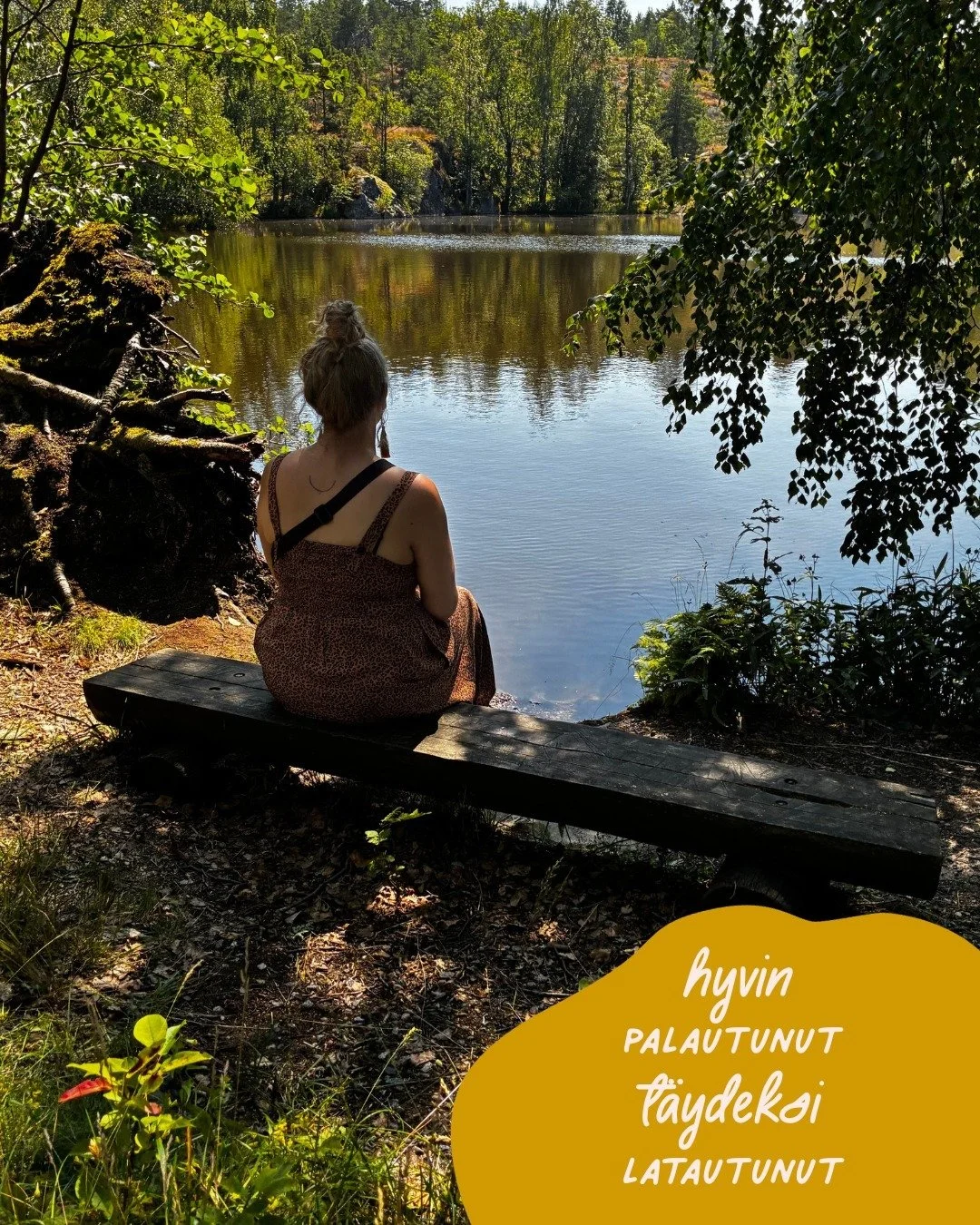 Hei himmailijat 💚
Kes&auml;loma oli ja meni, mutta kes&auml; onneksi jatkuu 🌞  Oma lomamantrani oli Himmaan ajatus "hyvin palautunut, t&auml;ydeksi latautunut!" 

Loma antoi minulle juuri sen, mit&auml; silt&auml; kaipasin: lepoa, yll&aum