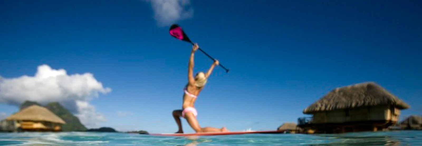 Ocean Fitness // SUP Yoga Retreat // Bora Bora Tahiti