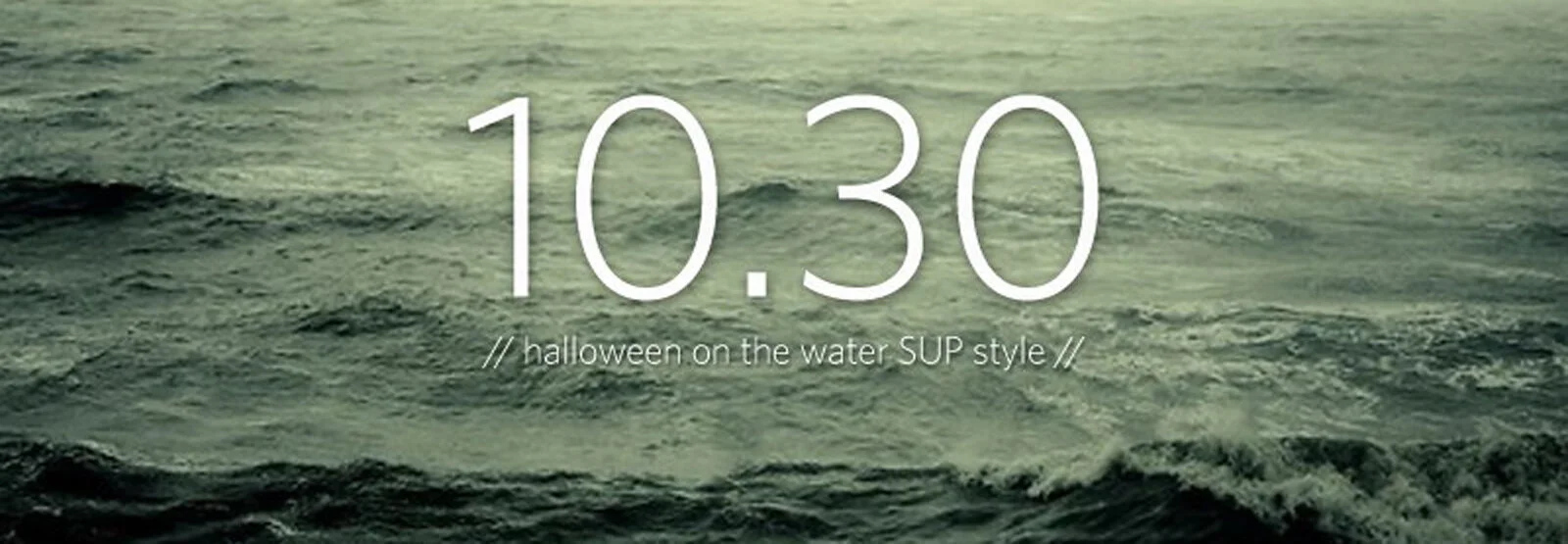 10.30 // halloween on the water SUP style