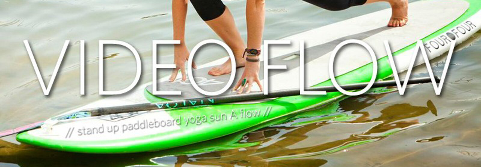 Video Flow // stand up paddleboard yoga sun A flow