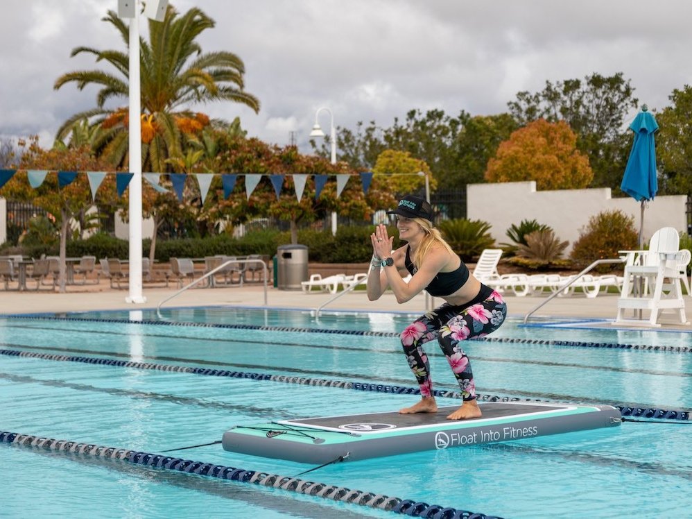Float Into Fitness Aquatic Fitness & Yoga Mat