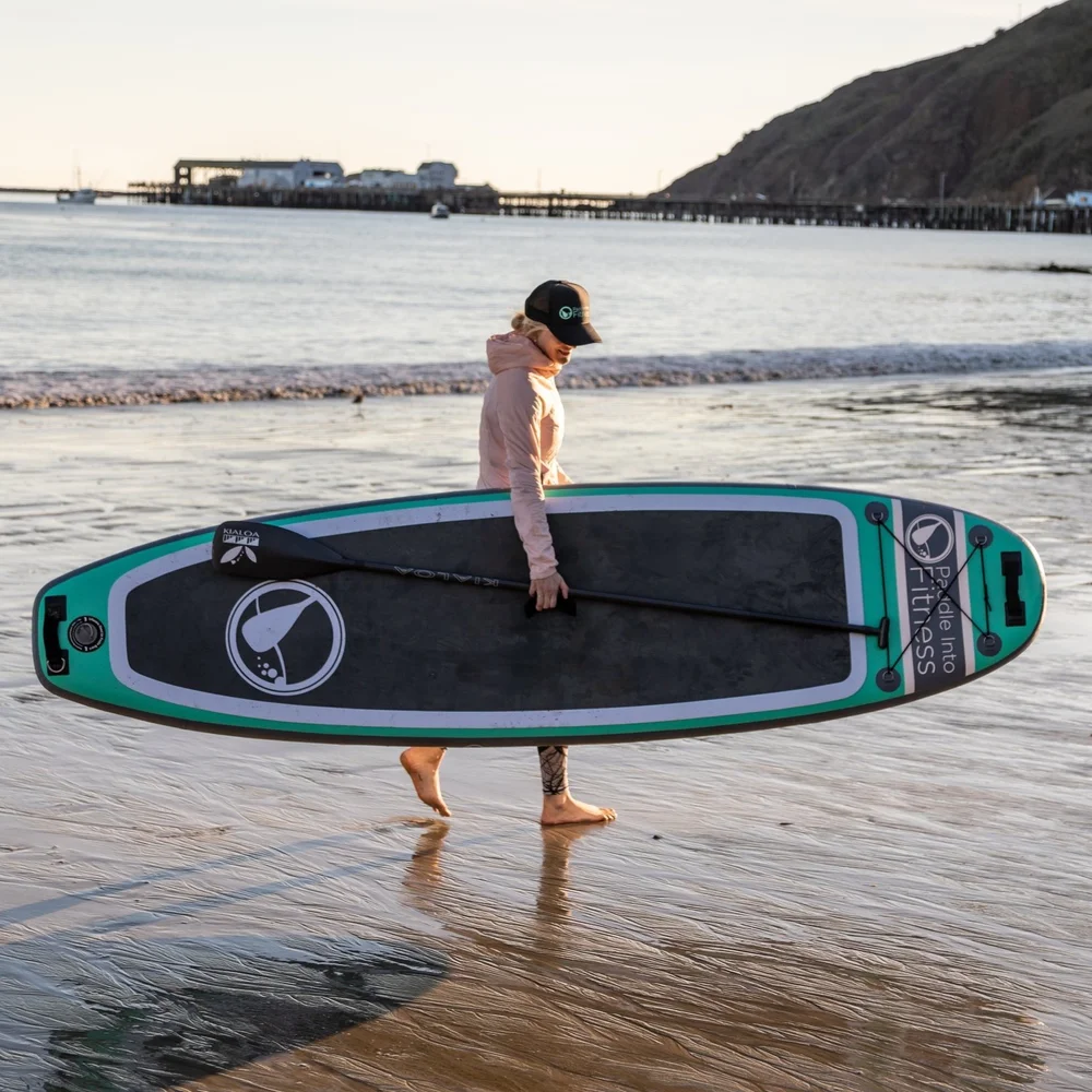 Inflatable SUP Yoga & Fitness Paddleboards for Water Classes and 