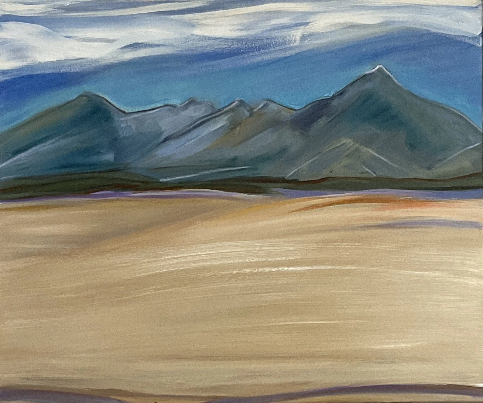 Peace Love And Wisdom oilc 2026 36x30x1.5in