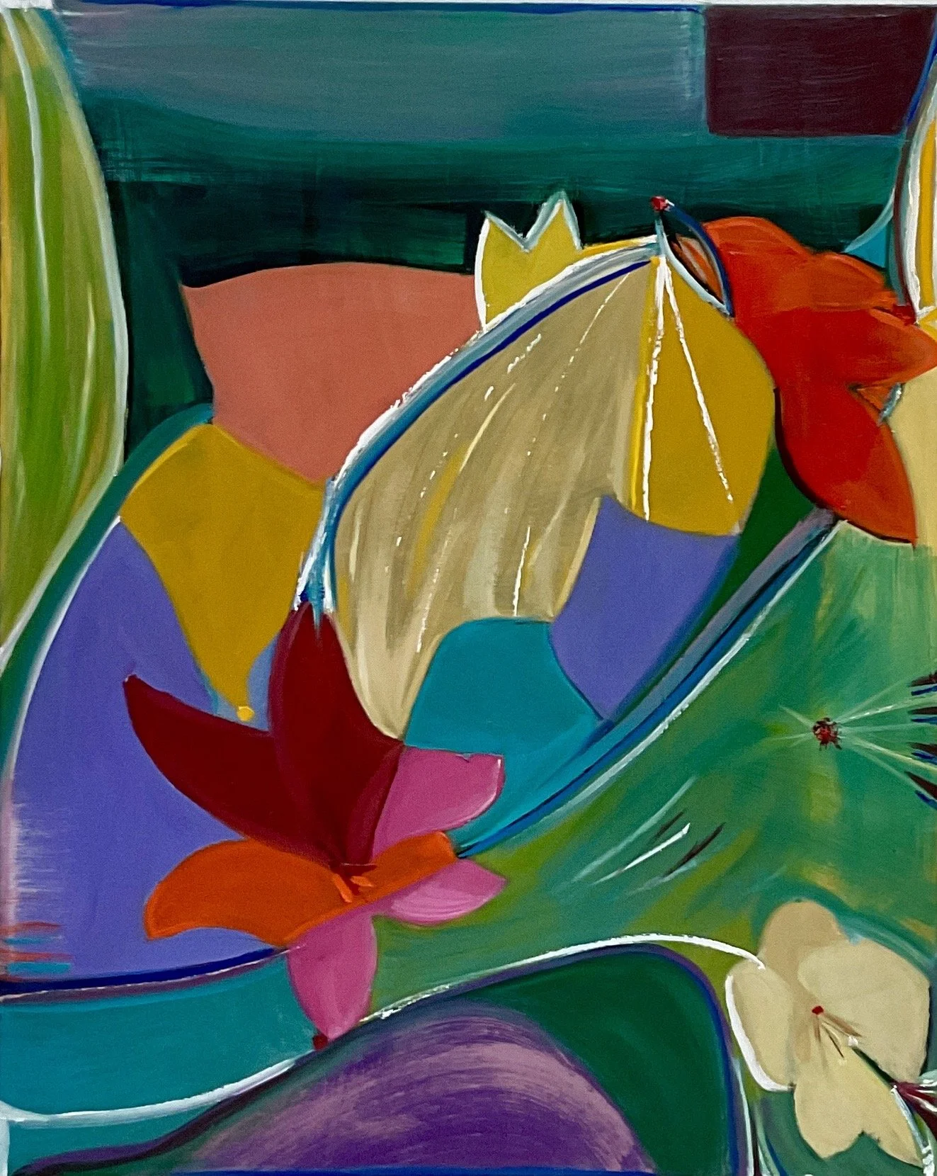 Magic In The Garden oilc 2025 30x24x1.5in