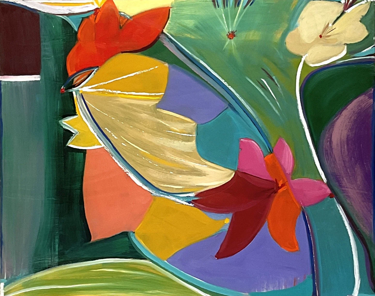 Magic In The Garden oilc 2026 30x24x1.5in